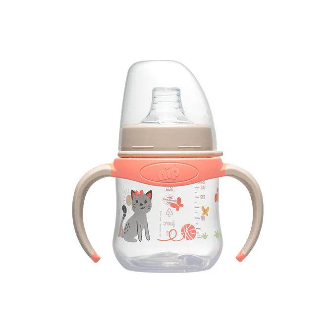 Nip Training Bottle with Ergonomic Handles and Anti-Colic Silicone Spout - Gomix Brands Outlet